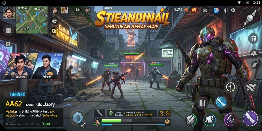 Tampilan utama AA62 yang mendukung produktivitas pengguna.