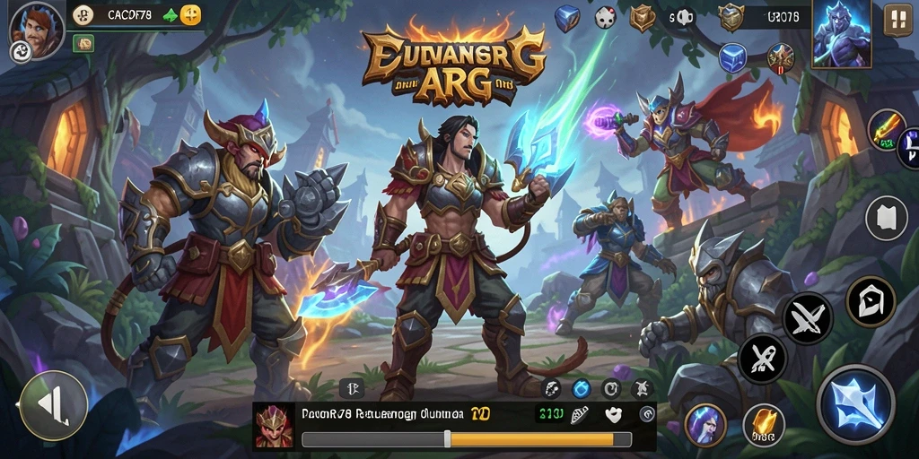 Tangkapan layar gameplay menarik dari CACOR78 dengan karakter beraksi.
