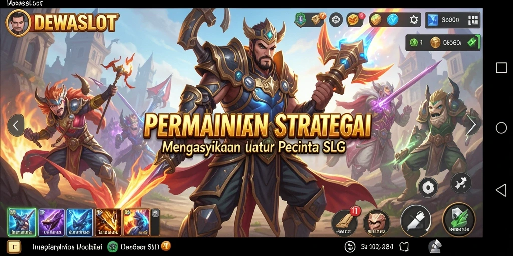 Screenshot gameplay DEWASLOT dengan aksi strategi intensif.