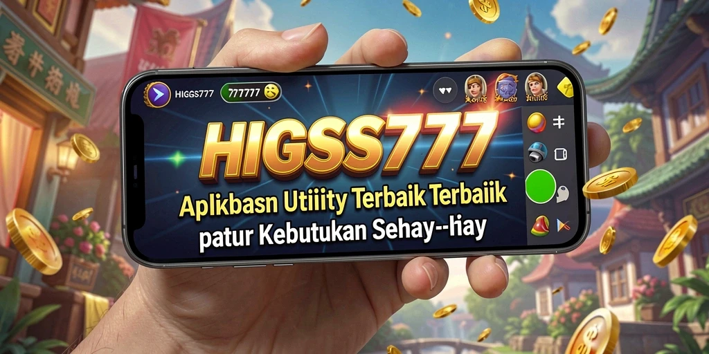Screenshot HIGGS777 menampilkan antarmuka aplikasi Utility yang user-friendly.