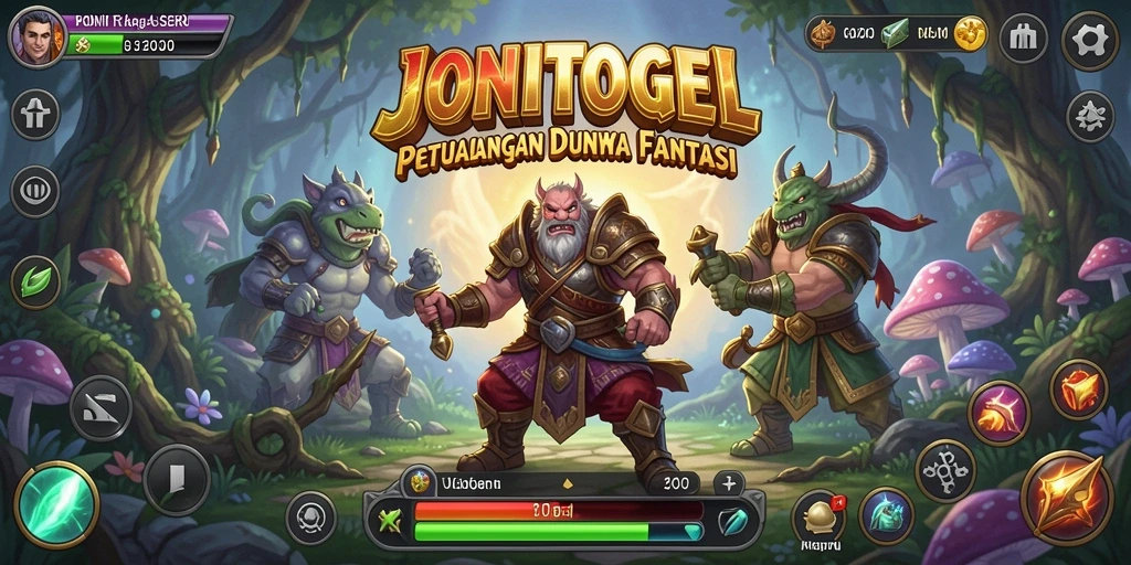 Tampilan gameplay epik dalam dunia RPG JONITOGEL.