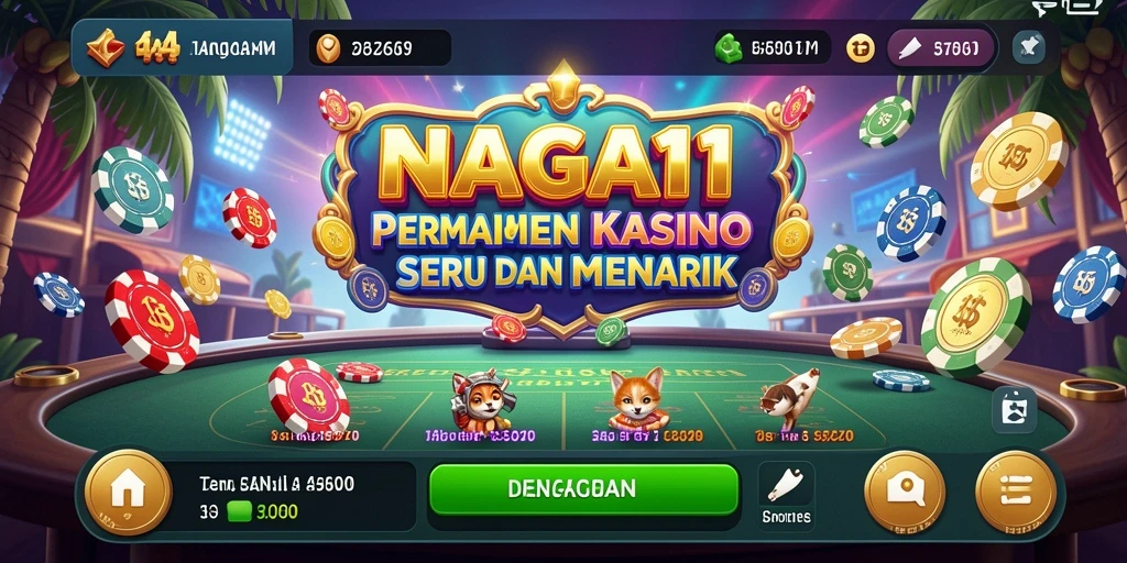 Gameplay <strong>NAGA11</strong> menampilkan pengalaman Kasino yang seru dan interaktif.