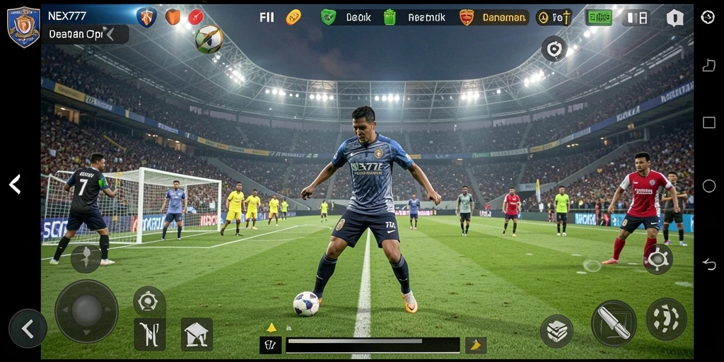 Screenshot NEX777 menampilkan aksi seru dari gameplay Sports yang mendebarkan.