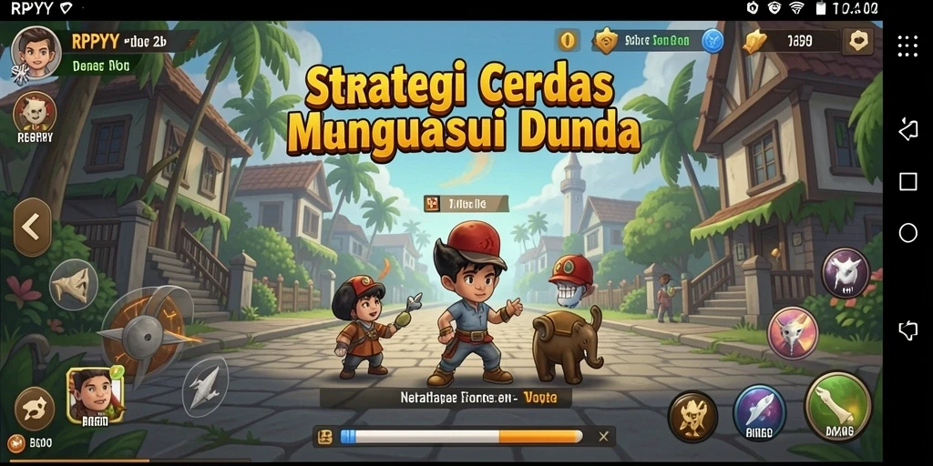 Tangkapan layar permainan RPYYY menampilkan aksi strategi yang intens dan mendebarkan.
