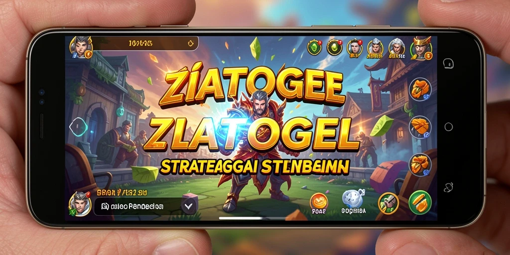 Tampilan gameplay ZIATOGEL dengan pertarungan strategi yang intens.